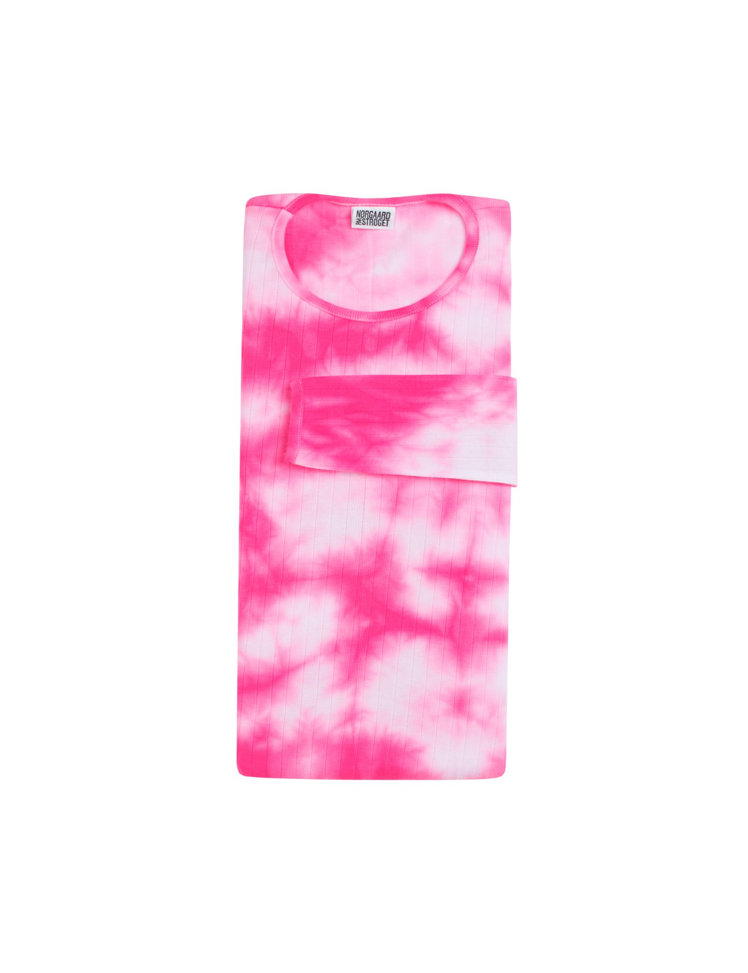 #101 regular tie dye pink/hvid