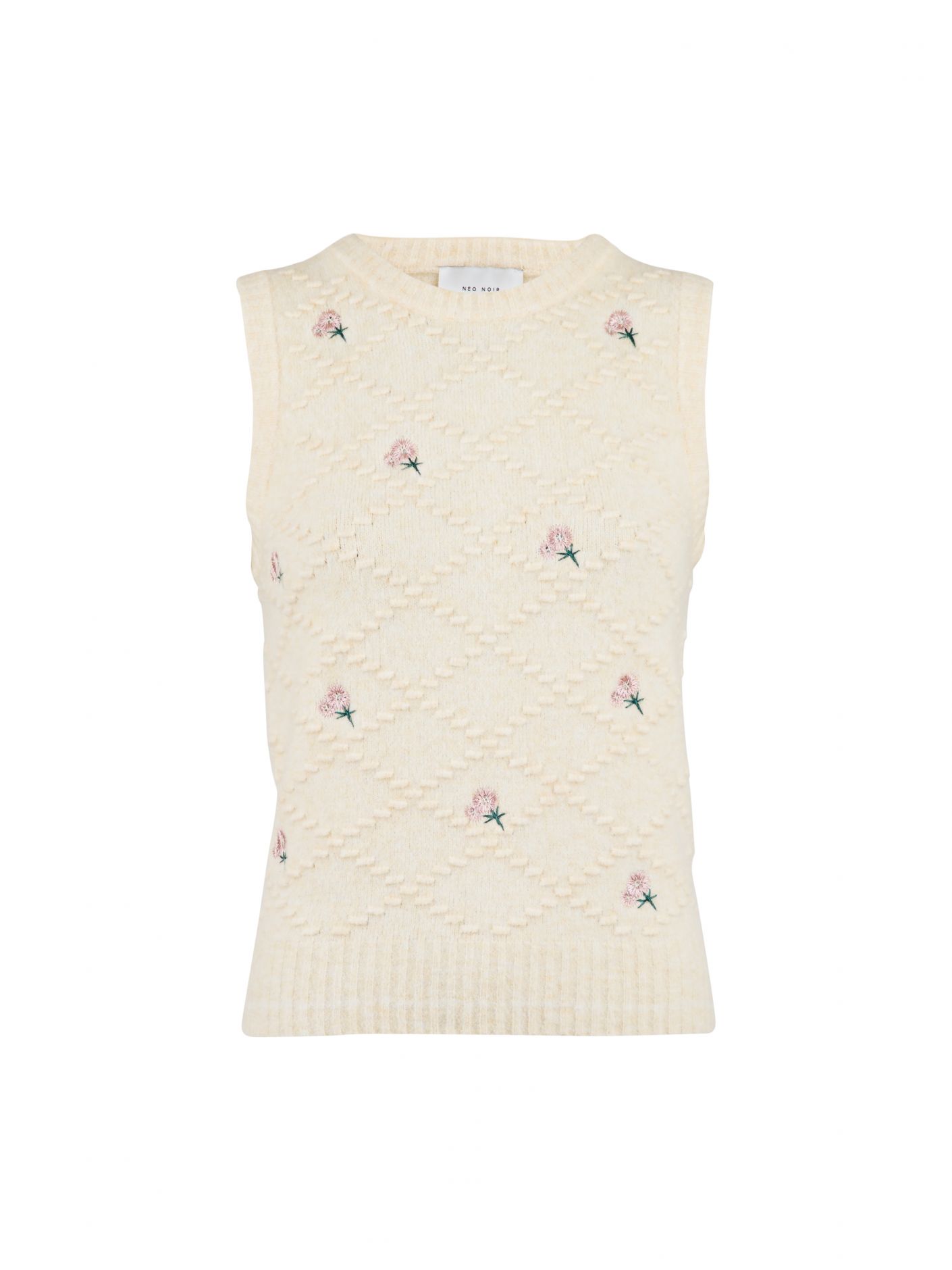 154926 franko floral knit vest