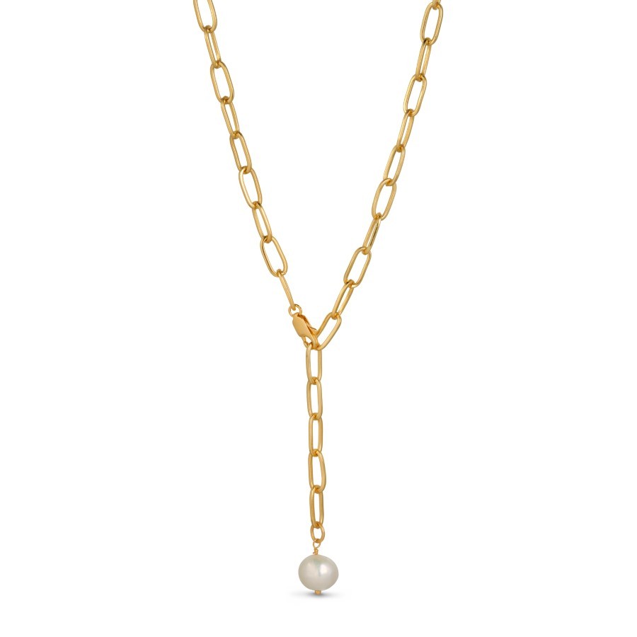 31758 open chain necklace w freshwater pearl