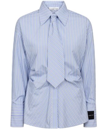 Haute lamitie hl10667 emma tie stripe shirt