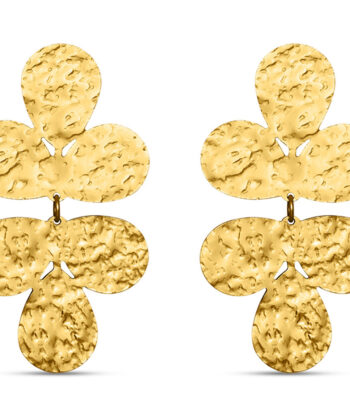 Frau 334 phoenix earrings gold