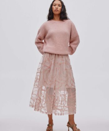 Rabens saloner silke skirt
